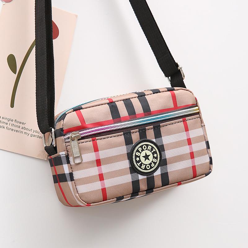 Large Capacity Canvas Shoulder and Crossbody Bag for Middle-Aged Women