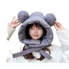 Autumn And Winter Cute Bear Ears Down Hat Women'S Northern Warm Ear Protection Lei Feng Hat Skiing Windproof And Cold Lace-Up