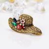 Artistic Style New Alloy Chest Flower Sun Hat Brooch, Versatile Accessory with Temperament