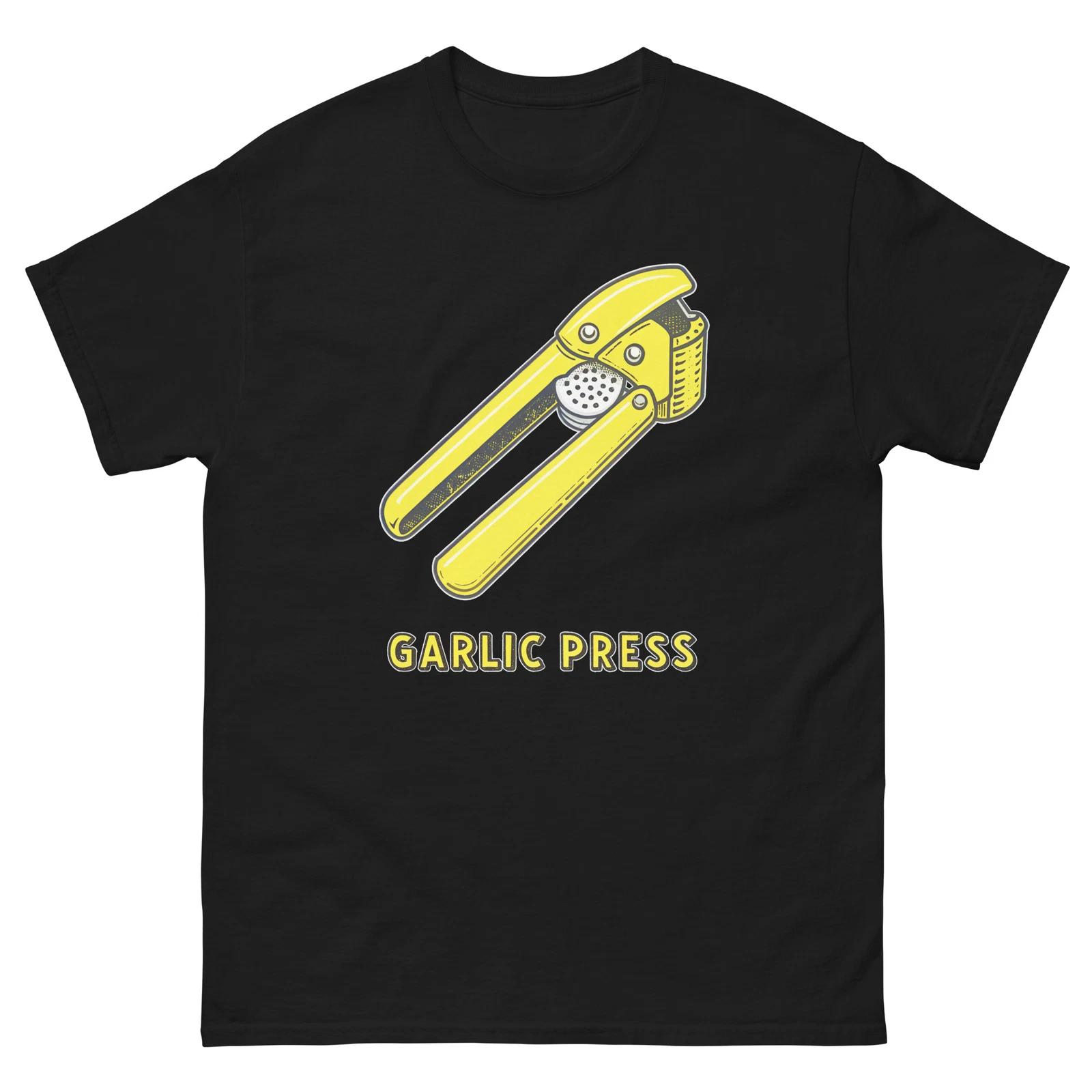 

Garlic Press Kitchen Home Cooking Culinary Utensil T-Shirt XL
