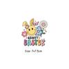 Happy Easter Designs Patch On Clothes Fashion Heat Press Appliqued Jeans Diy Accessory Sticker Stripes Patch Decals Bunny Wishes