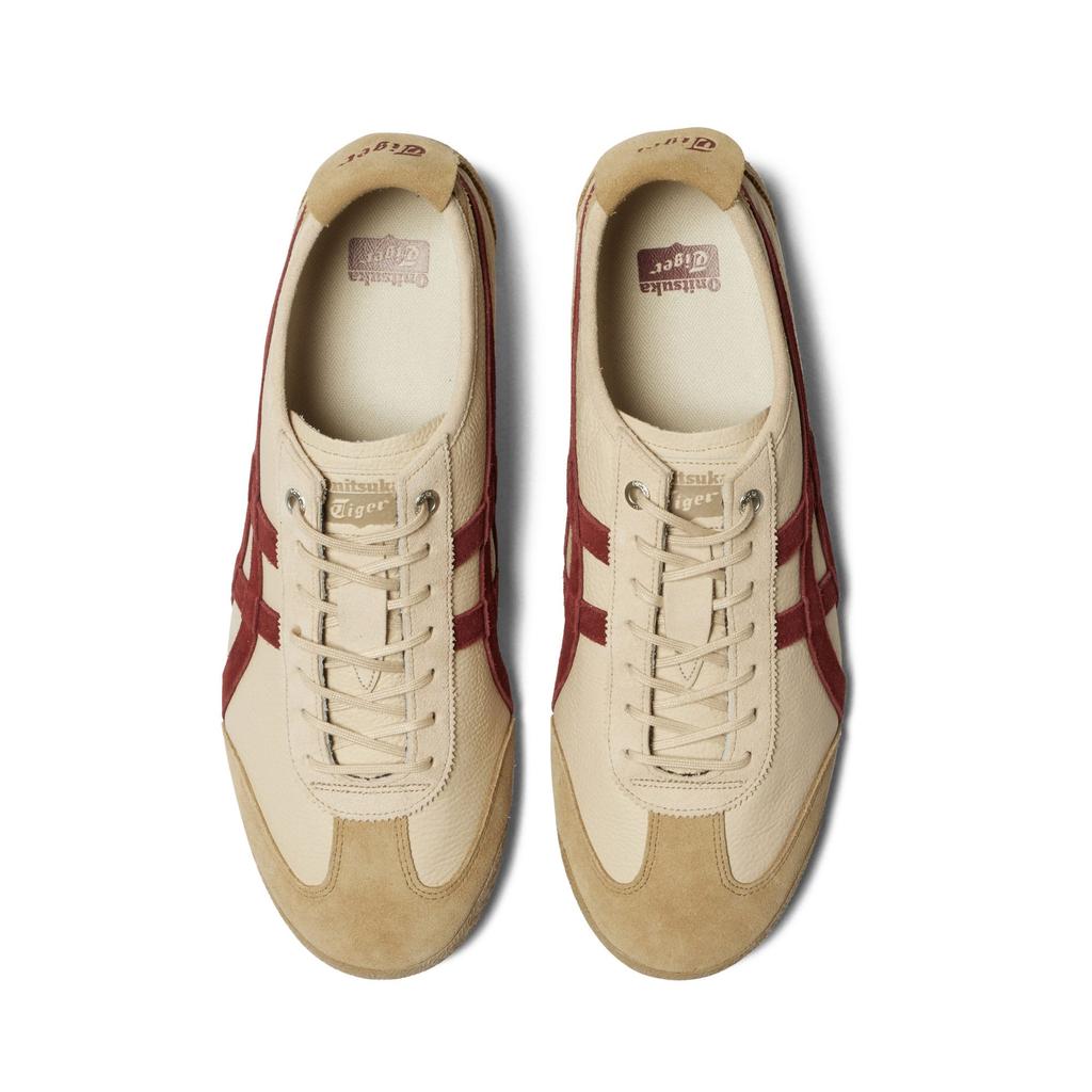 ONITSUKA TIGER Niedrige Freizeitschuhe Unisex Beige Bordeaux Farbe 1183C015-202