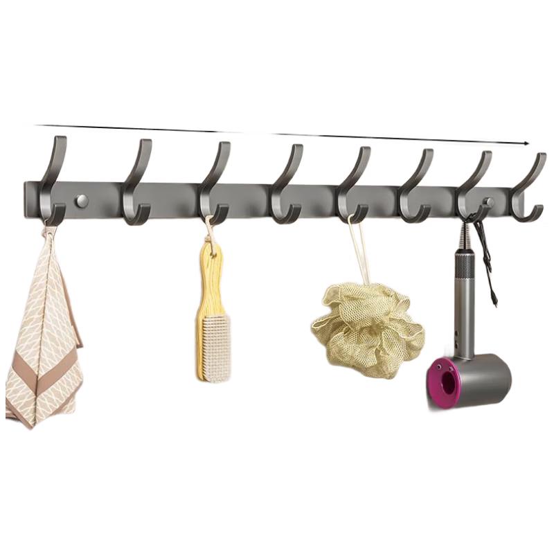 Guraide No-Drill Wall/Door Hook Rack