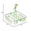 Ohe Almor Smart Laundry Drying Rack, Green, 24-Pinch, Lightweight and Durable Aluminum Frame, Approx. 35 x 35 x 35cm