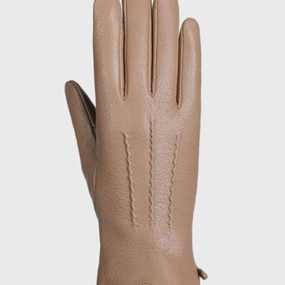 SARTOR Sartor Rådjursliknande Damhandskar i Touch-läder Korta Sandbeige