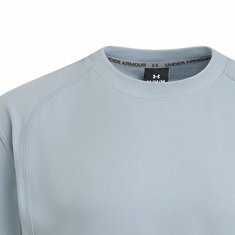 Under Armour Comfortable Loose Versatile Short Sleeve T-Shirt Women Tops Sky-Blue 6006017-465