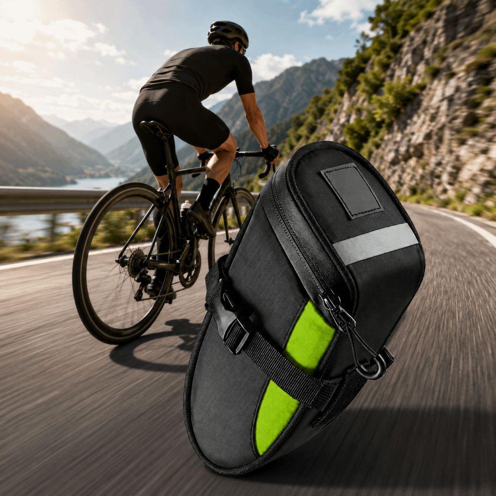 Waterproof Cycling Tail Bag 1.2L Capacity Bicycle Seat Bag  for Mountain & Road Bike