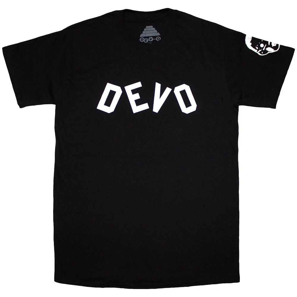 Унисекс футболка Devo: Буджи Бой (черный) (Принт на рукаве) (X-Large) XL