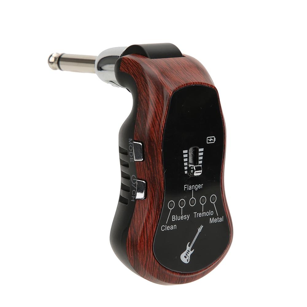 1 Pair Built In Battery 10 Channels 5 Effects Wireless Guitar Effector Transmitter Receiver