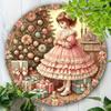 Vintage Weihnachts-Blechschild Wandkunst 8x8 Zoll Haus Küche Café Dekor