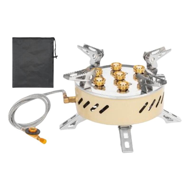 Compacts Durability Camp Stove Survival Furnaces Windproofed Hiking Field Stove for Fishing Picnics