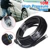 10M High Pressure Washer Hose Cleaning Machine Water Pipe M14 X M22 14mm Plug-in Core Durable Extension Tube Efficient Cleaning