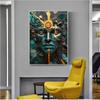 Fantasy Wunderschöner Smaragd Schmuck Gold Tierdrucke Poster Canva Malerei Moderne Wandkunst Bild Wohnzimmer Schlafzimmer Heimdekor