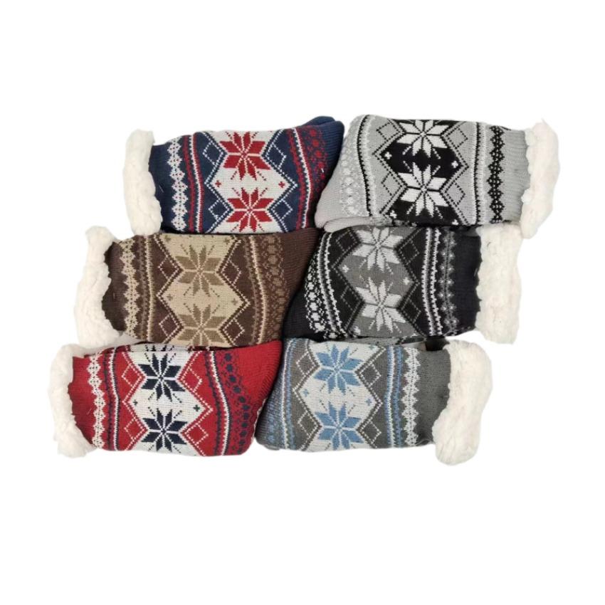 Winter Socks Mens Fluffy Warm Short Plus Velvet Soft Thermal Non Slip Floor Fuzzy Sock Male Thickened Gifts New In