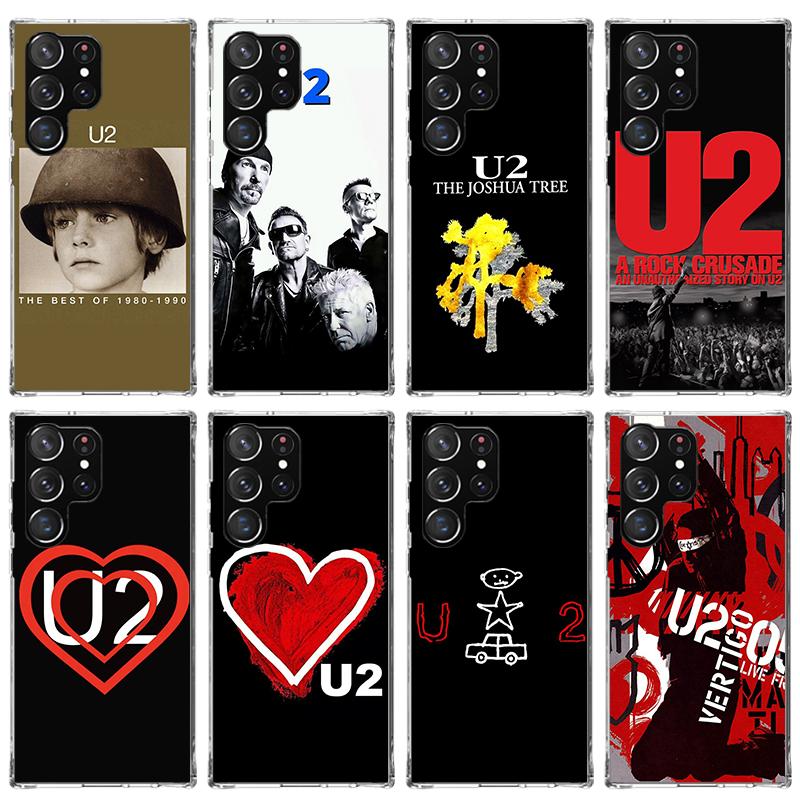Band U-U2 Rock Phone Case For Samsung Galaxy S26 S25 Edge S24 S23 Ultra S22 Plus S21 S20 FE Soft TPU Back Cover Funda Galaxy S25