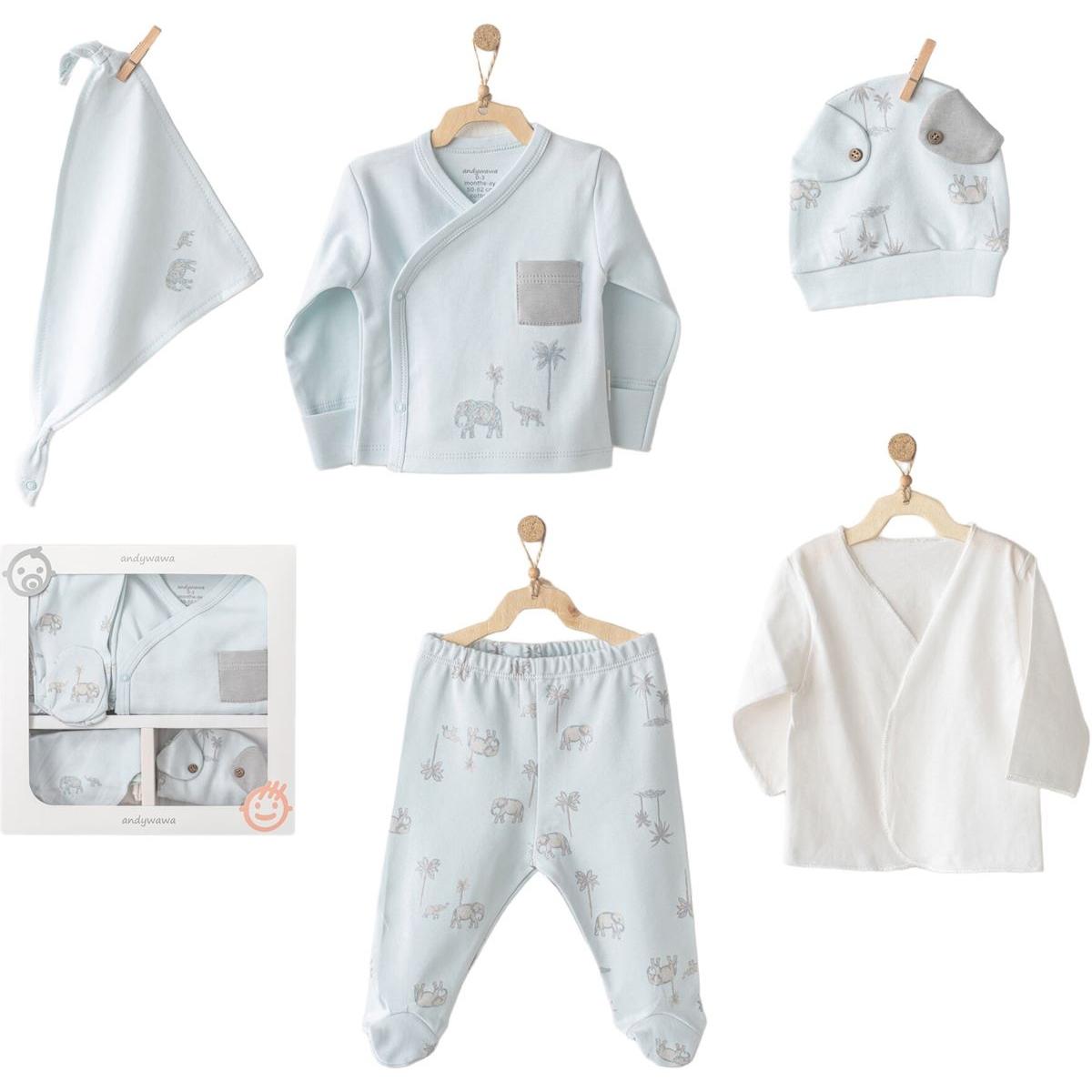

Andywawa AC23670 Safari 5 Pieces Hospital Exit Blue