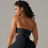 New Sexy Back Yoga Seamless Quick Drying Sports Neck Bra For Women, Running Fitness Yoga Vest For Women