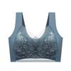 Plus Size Lace Lingerie Sports Bra - Wirefree, Seamless, Anti-Sagging Ice Silk Vest for a Slimmer Look