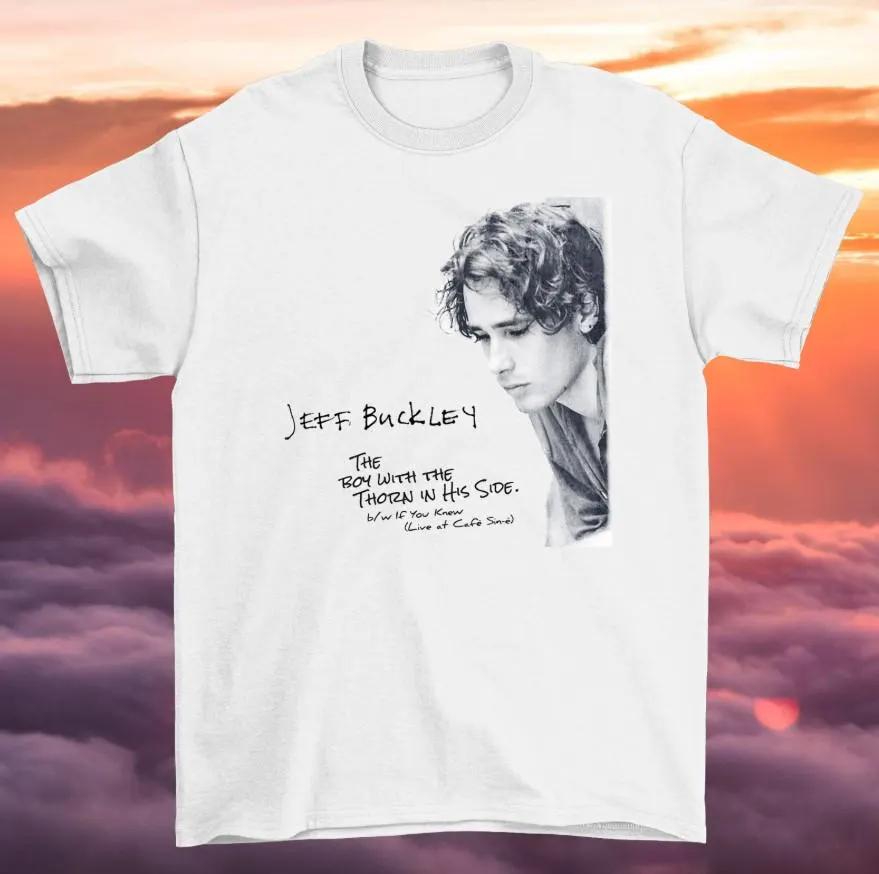 Jeff Barkley Tshirt Grace album Tshirt trendy music Tshirt pure cotton allseason casual loose streetwear shirt S