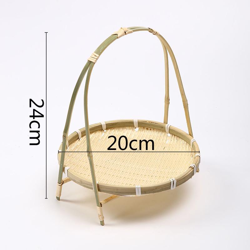 Handmade Bamboo Multi-Layer Storage and Serving Basket