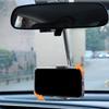 1Pc Car Phone Mount Phone Navigation Rack Rearview Mirror Clip-on Rack