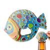 Fat head fish bottle opener Multifunctional Fridge Magnets cute Fish Pattern Beer Bottle Opener home Decorative Holiday Gifts