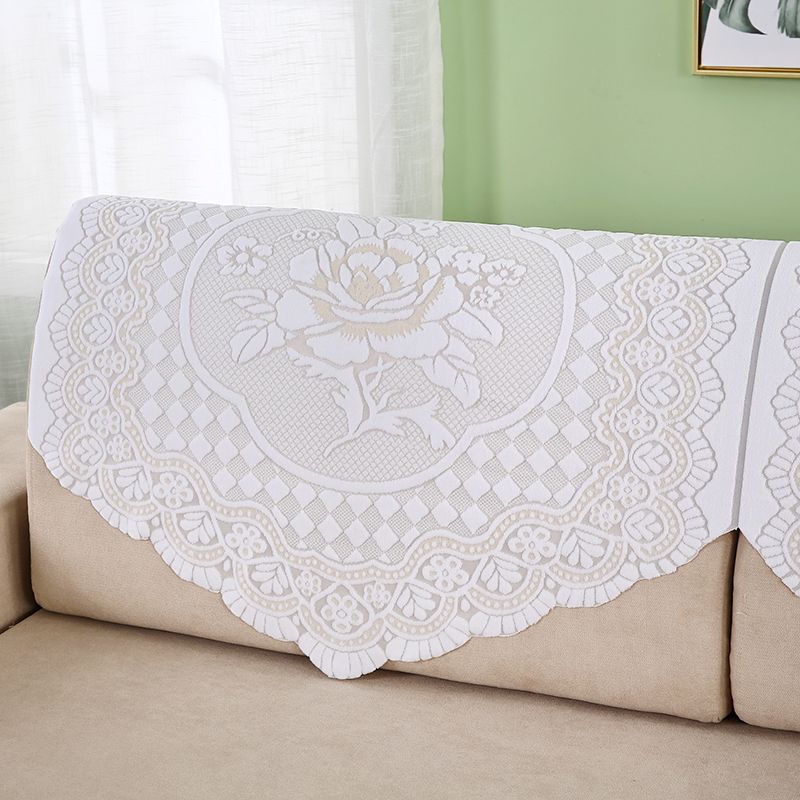 

Полотенце Спинка Полотенце Задняя Шторка Треугольная Папка-Обложка Полотенце Чехол на Спинку Дивана Полное Покрытие Ткань Ручная Работа Однотонный Нескользящий Круглый Год Нейтральный Roses Back towel: Width 65 * height 75cm