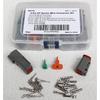 4 Pin DT Series Wire Connector Kit Sealed Male and Female Auto Waterproof Electrical Wire Connector Plug 16-22 AWG,Gray -48Pcs-4Sets