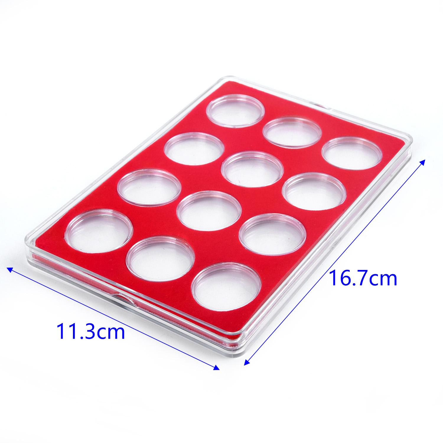 

Album Coin Collection Case Storage Box Tool Display Holder Home Organizer Pro Protection Spare Accessories Square Commemorative China Mainland