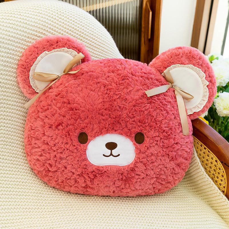 Plüsch Rilakkuma Kissen Aus Weichem Kurzem Plüschmaterial Für Mädchen Und Jungen Nachttisch Dekoration
