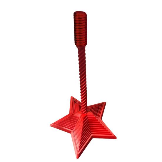 Fidget Spiral Toy 5 Radish Tower Pointed Star Stress красный