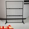 Portable Outdoor Jewelry Display Rack - Floor-Standing, Folding, Grid Design