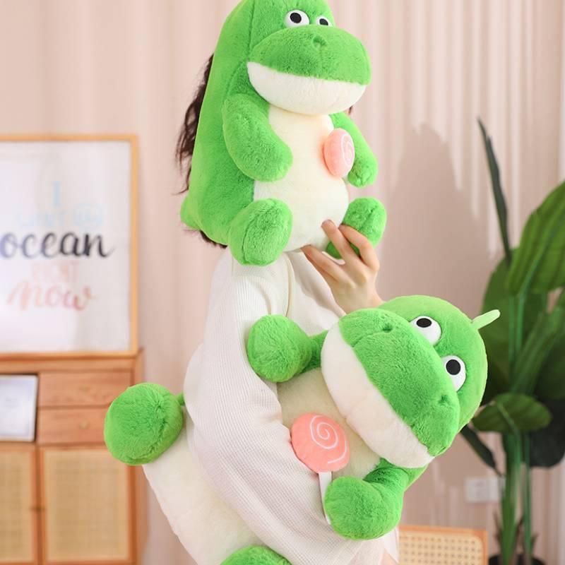 Adorable Dinosaur Lollipop Plush Toy With Pp Cotton Filling