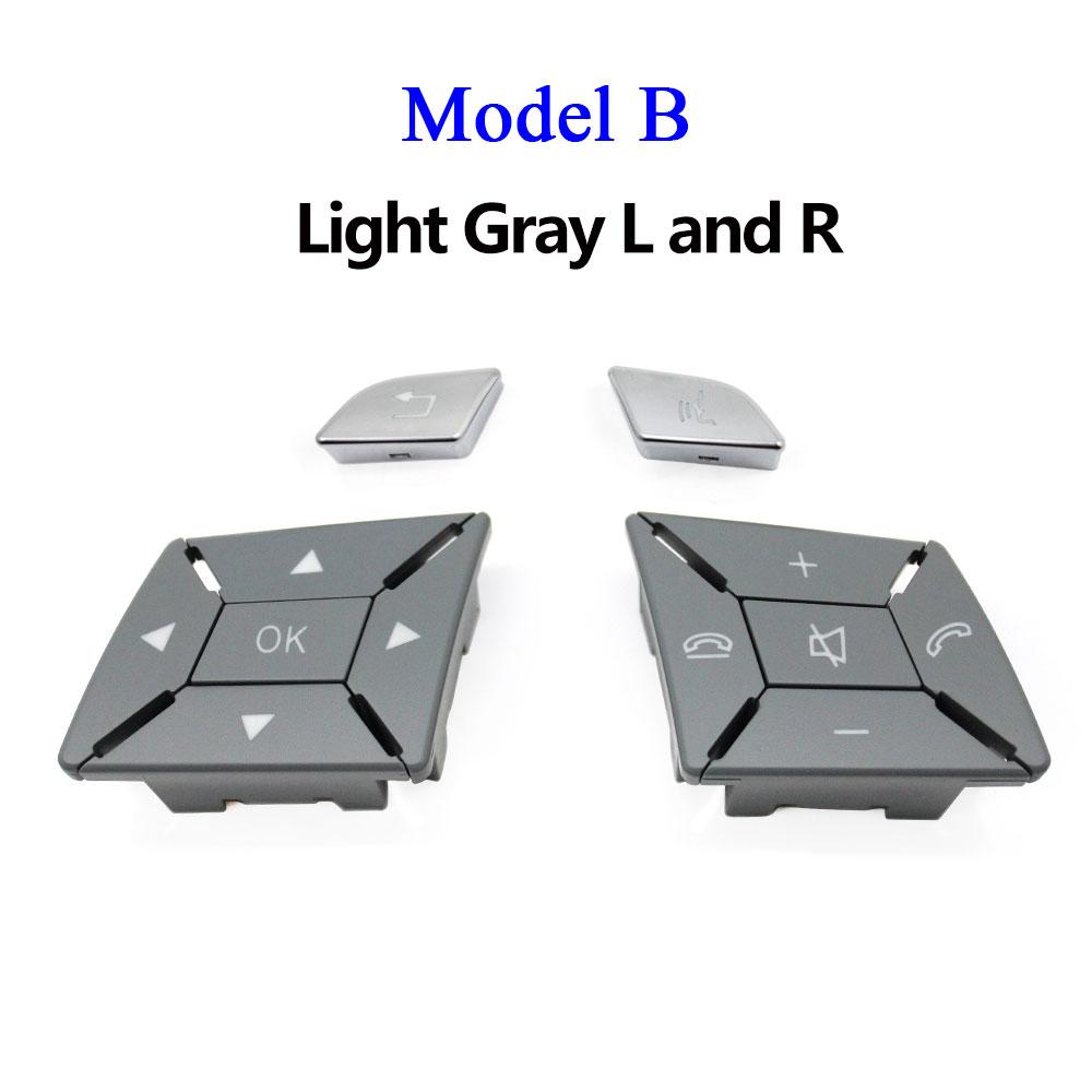 LHD RHD Car Steering Wheel Cover Control Switch Multi-function Button For Mercedes Benz C E GLK Class W204 X204 W212 W218