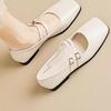 Mary Jane shoes women's spring French temperament shallow mouth flat bottom gentle evening shoes women's new single shoes summer