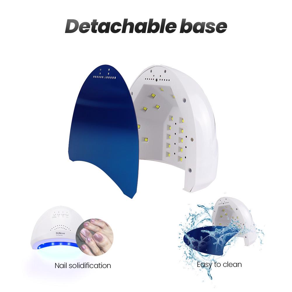 Lampe de Durcissement pour Gel à Ongles Professionnelle SUNONE - Lampe Photothérapie & Cuisson à Séchage Rapide pour Débutants Salons d'Ongles à Domicile