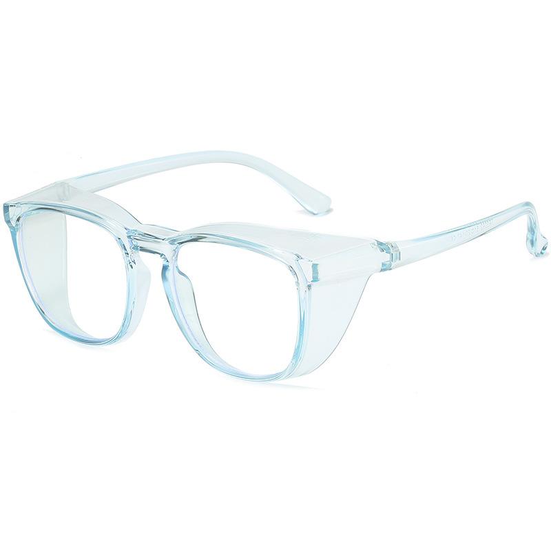 

Riding Dust-Proof Anti-Wind Work Anti-Fog Anti-Blue Light PC Goggles Glasses Sand-Proof Accessories Transparent blue