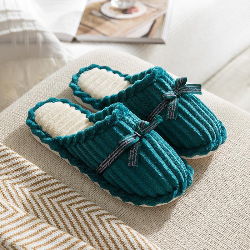 Cotton Shoes and Slippers Are Anti-slip Indoors and Keep The Furry Home Warm