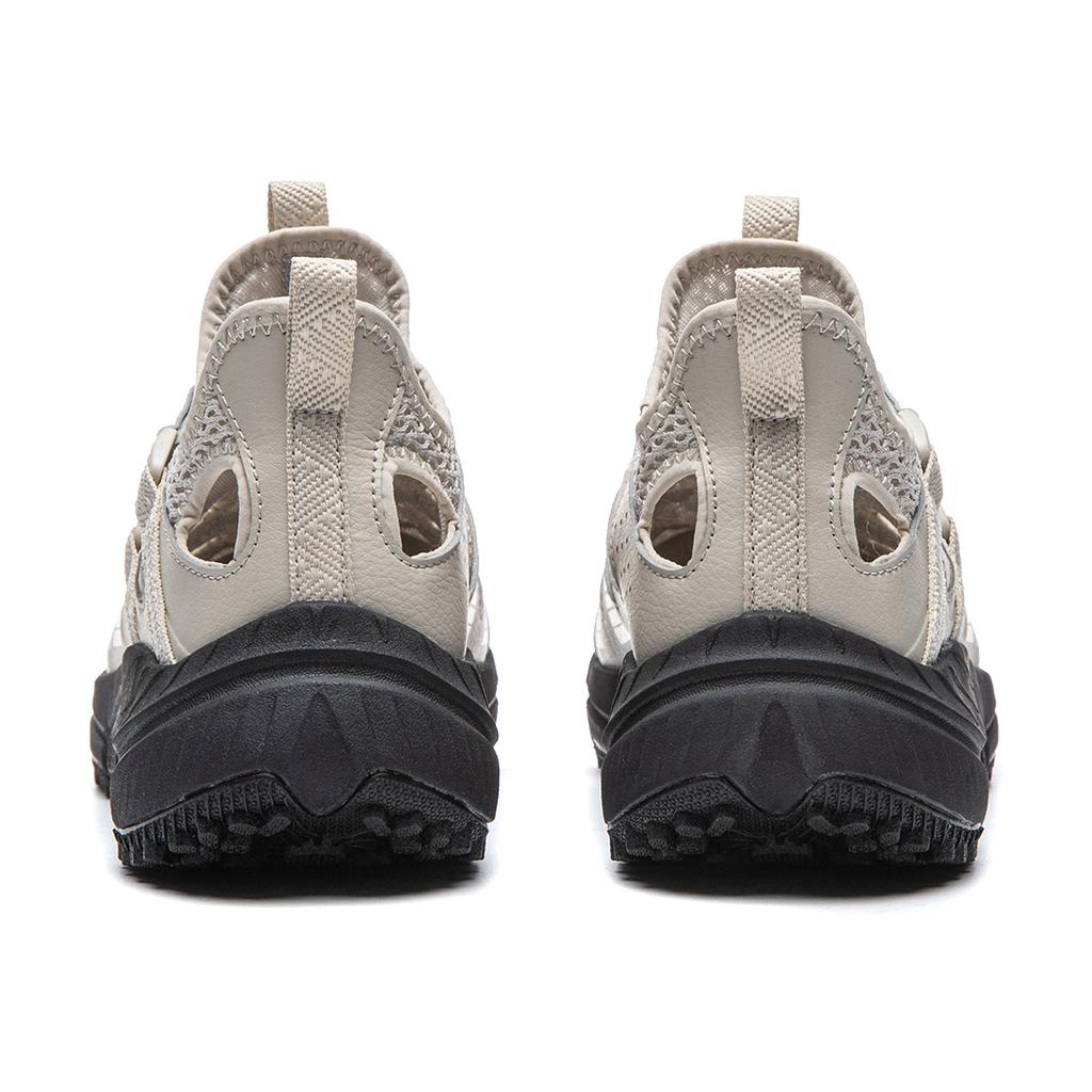 Li Ning Zhi Feng V2 Soft Rebound Casual Running Shoes Women Sneakers Gravel-White Gray ARSW122-1