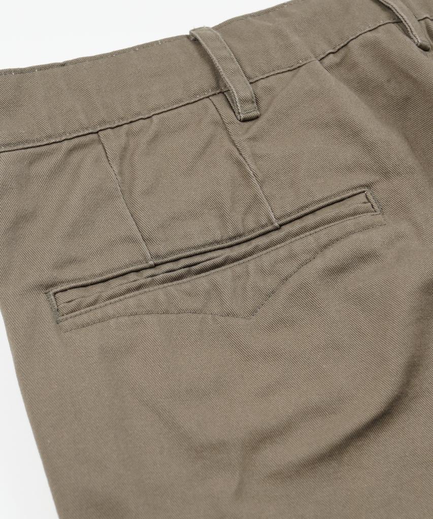 FRIZMWORKS Washed Officer Chino Pants _ Mud