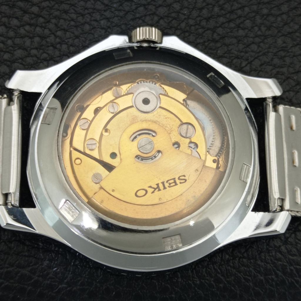 REFURBISHED SEIKO 5 AUTOMATIC VINTAGE JAPAN MENS BLUE COLOR DIAL WATCH A442115-4