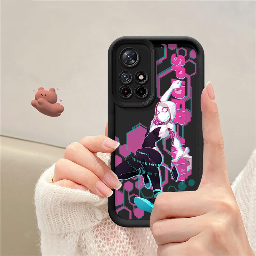 Marvel Sipider Man Gwen Cool Phone Case for Xiaomi Poco C51 X3 Pro X3 NFC C61 C50 Soft Shell