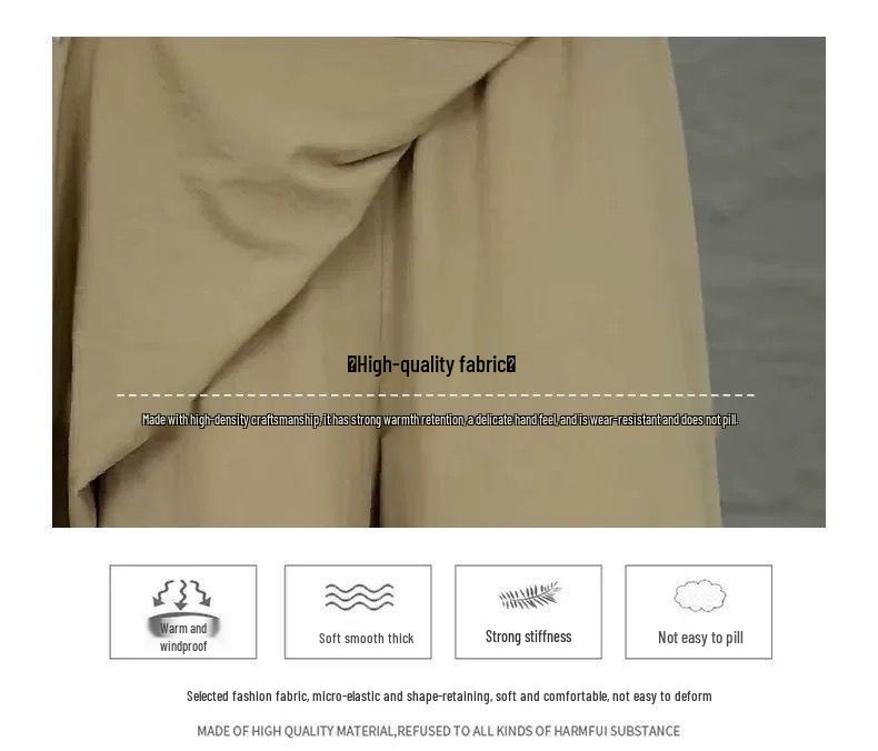 Summer High Waist Slimming Split Skirt Pants - Solid Color, Loose, Seven-Point Length