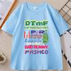 Bad Bunny DTMF World Tour T Shirt Unisex Women Short Sleeve Tshirt Casual Round Neck Printed Tshirt Comfortable Streetwear