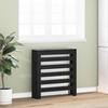 Radiator Cover Black Oak Look 78 x 20 x 82 cm