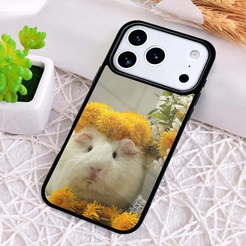 Love Guinea Pig Cute Phone Case for iPhone 17 Air 16 15 11 12 14 13 Pro Max Shockproof Cover