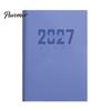 Hardcover Journal for Business 2027 A5 Daily Planner, 365 Day Time Management Schedule Notebook Foreign Trade Planner Work Study, Imitation