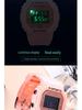 Korean Style Square Sports Watch for Students - Jelly Color, 50M Waterproof, Fashionable Design