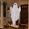 Halloween Party Supplies for Outside Hanging Ghost Swing Decor with String Lights, Glowing Floating Decorative 8 Lighting Modes Ornament Yard