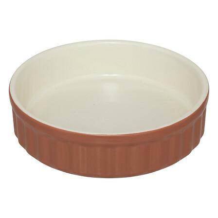 CREME BRULÉE DISH, red, 12 x 3.4 , MADE OF STONEWARE